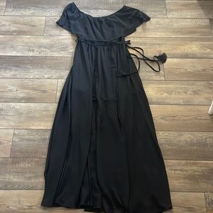 Black Off the Shoulder Dress